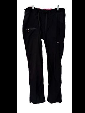 3 Pr Koi Lite Dobby Slim Fit Mechanical Stretch Scrub Pants MT Black Women's MT